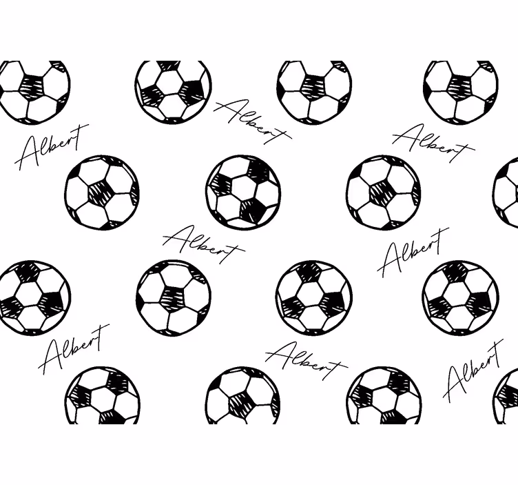 Tenda a rullo cameretta pallone personalizzato - TenStickers