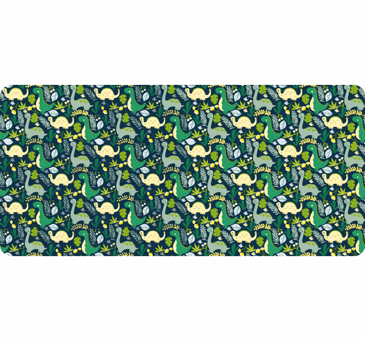 Tenda a rullo cameretta dinosauri disegnati a mano - TenStickers