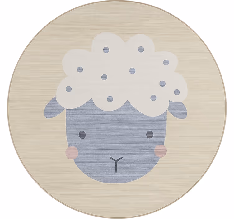 Tenda a rullo cameretta pecorella beige - TenStickers