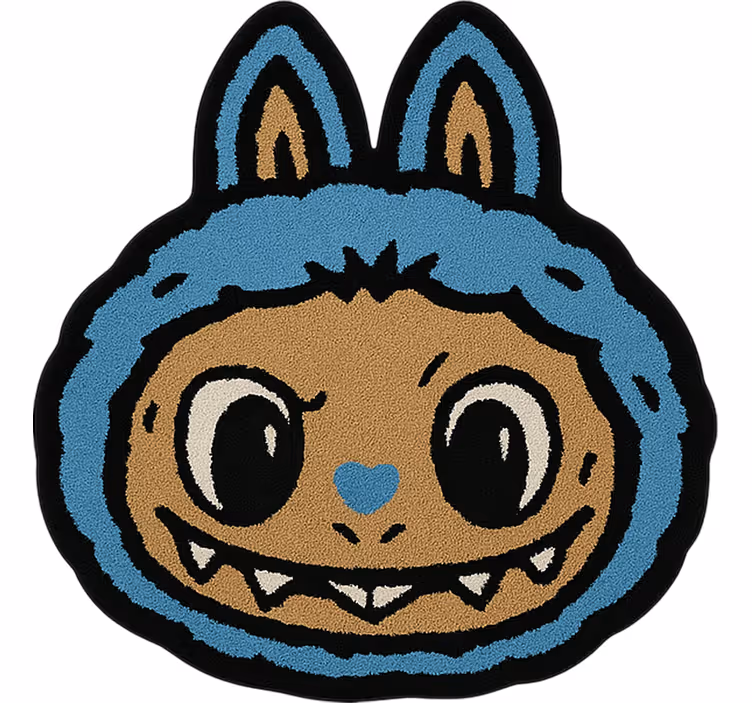 Tenda a rullo cameretta design blue labubu - TenStickers