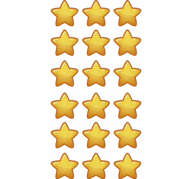 Tenda a rullo cameretta geometrici stellati bambini - TenStickers