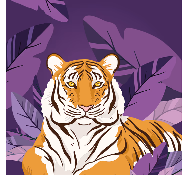 Tenda a rullo cameretta animali giungla curiosi - TenStickers