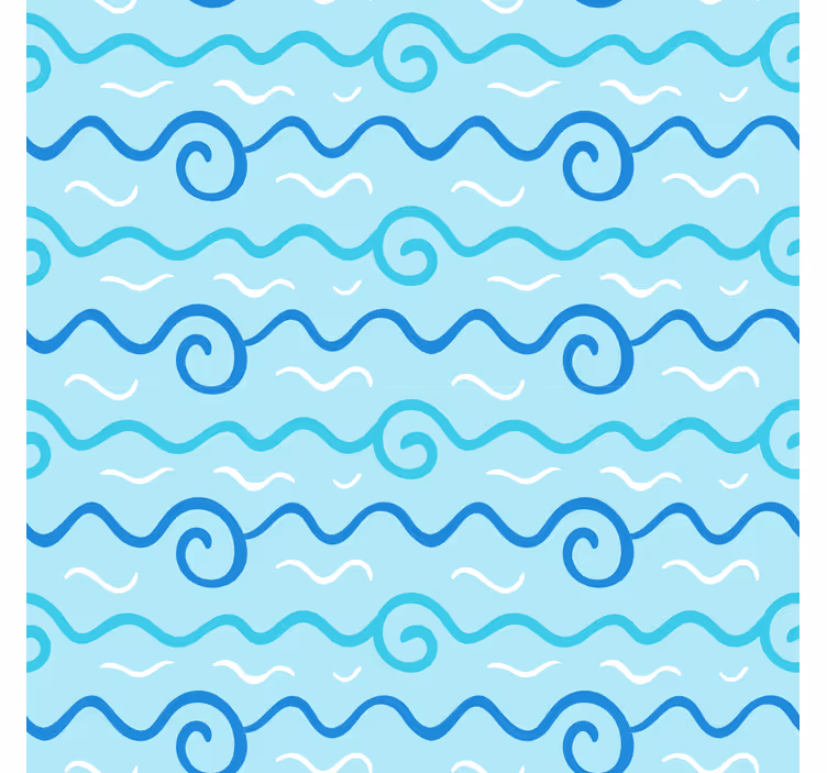 Tenda a rullo cameretta illustrazione paesaggio marino - TenStickers