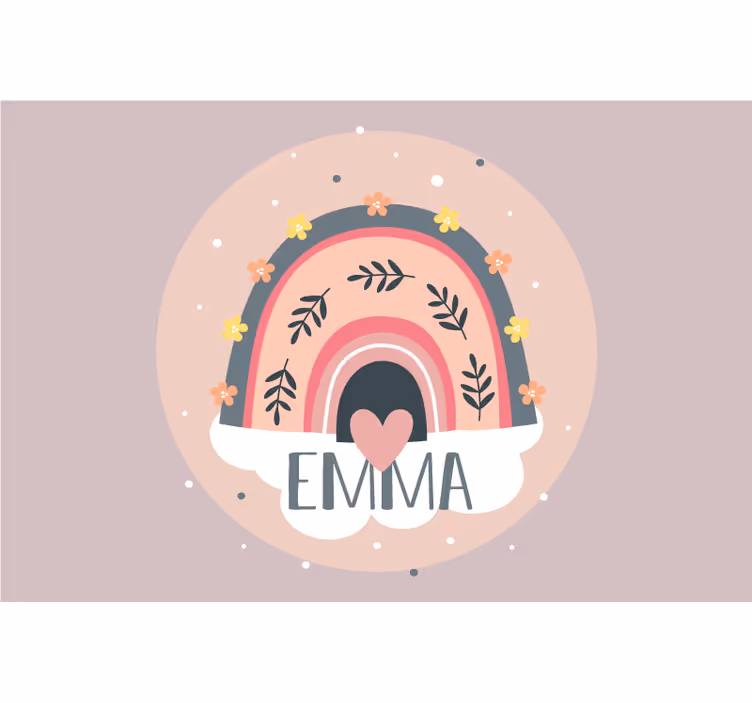 Tenda a rullo cameretta arcobaleno bambini - TenStickers