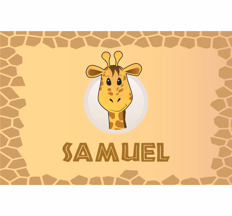 Tenda a rullo cameretta vai a mangiare personalizzabile - TenStickers