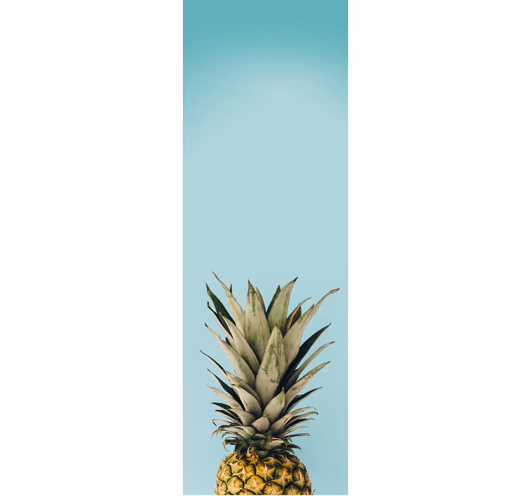 Tenda a rullo cucina adesivo frigo ananas - TenStickers