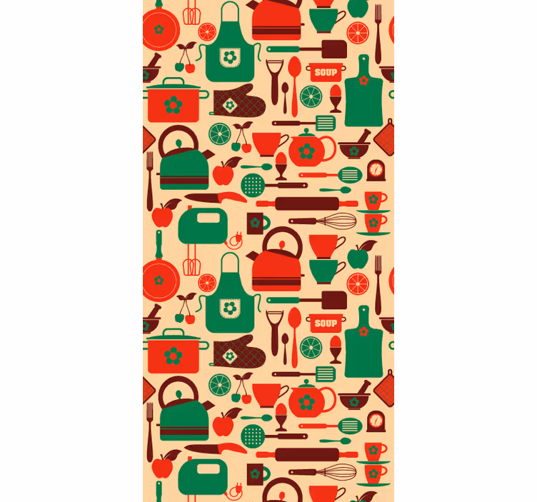 Tenda a rullo cucina vinile per mobili cucina coperti - TenStickers