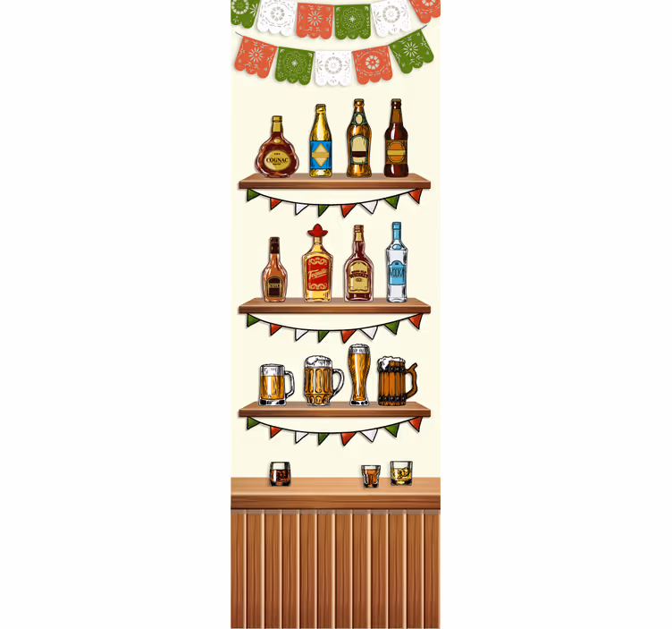 Tenda a rullo cucina vinile decorativo tequila - TenStickers