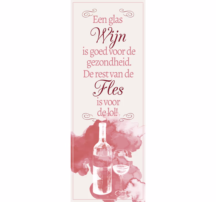 Tenda a rullo cucina testo vino nl - TenStickers