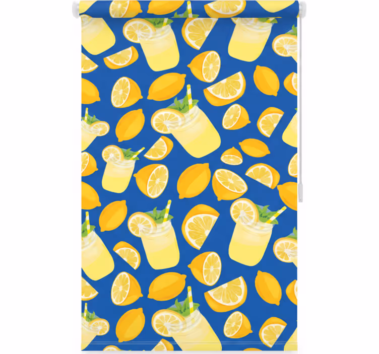 Tenda a rullo cucina succo di limone frigo - TenStickers