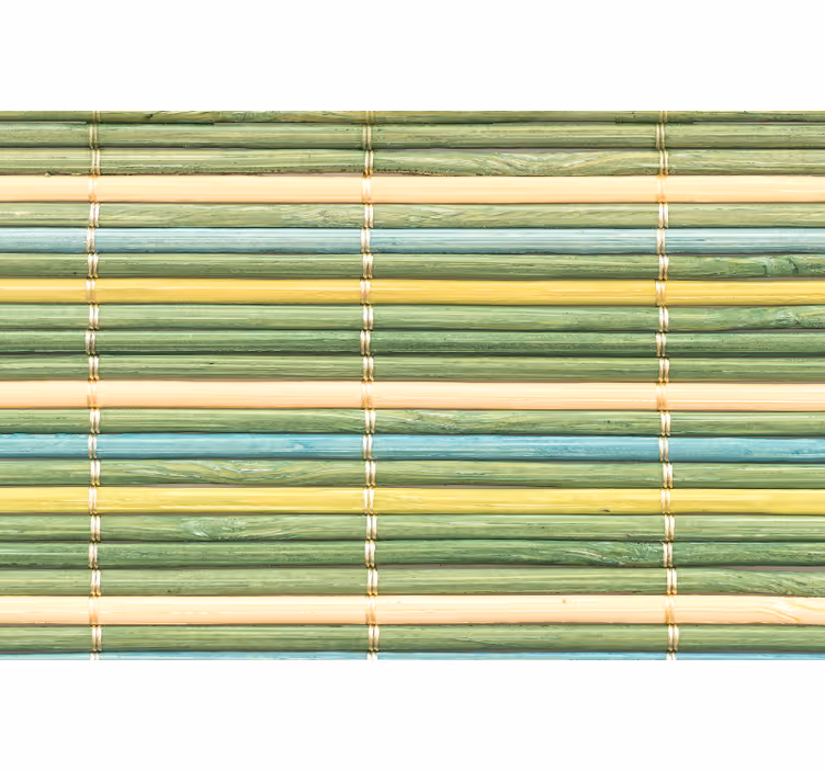 Tenda a rullo verde texture bamboo verde - TenStickers