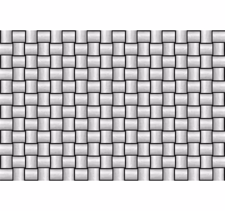 Tenda a rullo per ufficio texture legno bianco fessure - TenStickers