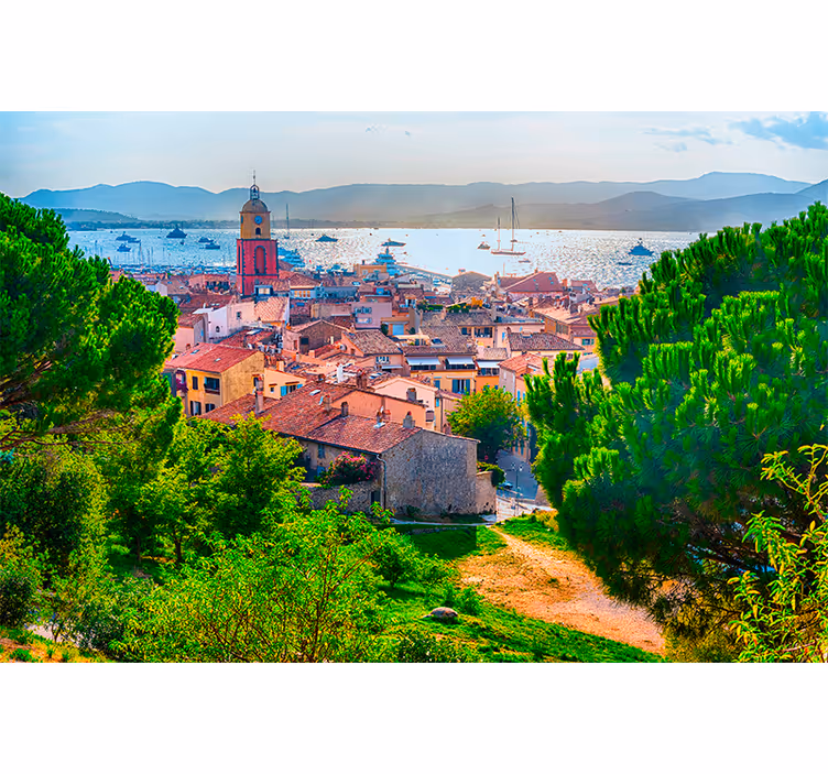Tenda a rullo soggiorno saint-tropez - TenStickers