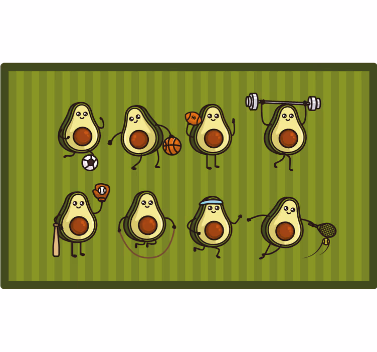Tenda a rullo cameretta avocado anime - TenStickers