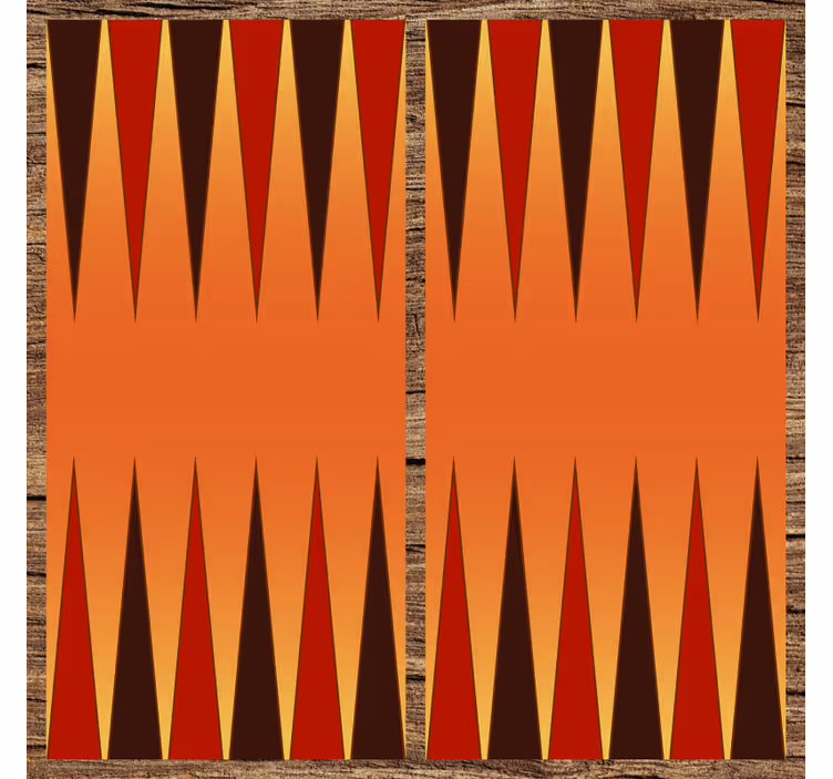 Tenda a rullo cameretta tappeto vinilico backgammon - TenStickers