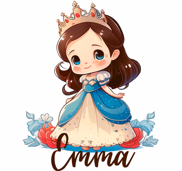 Tenda a rullo cameretta principessa bambini - TenStickers