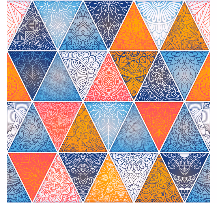 Tenda a rullo camera ragazzi mandala geometrico - TenStickers