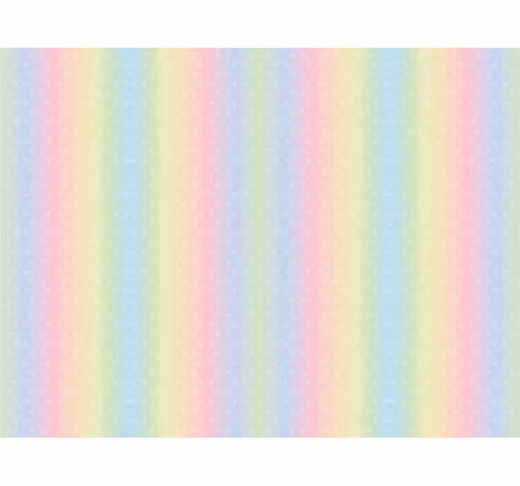 Tenda a rullo camera ragazzi sfondo arcobaleno pastello - TenStickers
