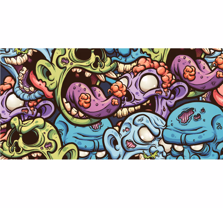Tenda a rullo gamer zombie - TenStickers