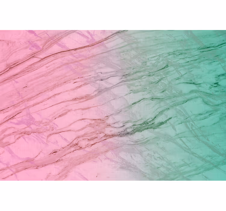 Tende a rullo motivi rosa e verde pastello - TenStickers