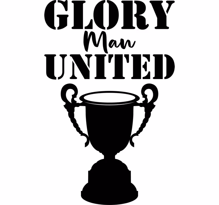 Tenda a rullo frasi onore al manchester united - TenStickers