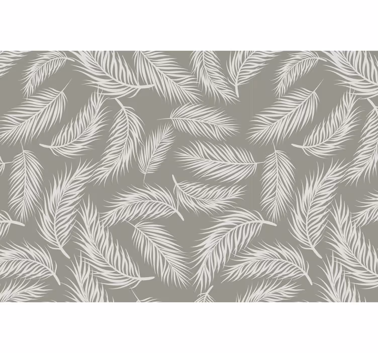 Tenda a rullo grigia motivo hamptons beige tropicale - TenStickers