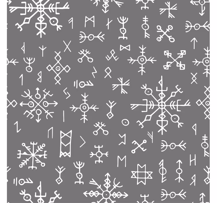 Tenda a rullo grigia design nordico grigio e bianco - TenStickers