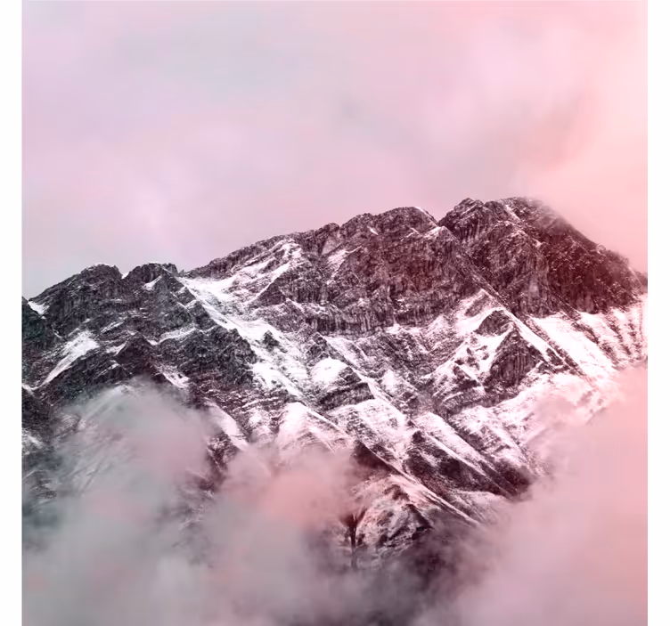 Tenda a rullo per ufficio colori estetici di montagna - TenStickers