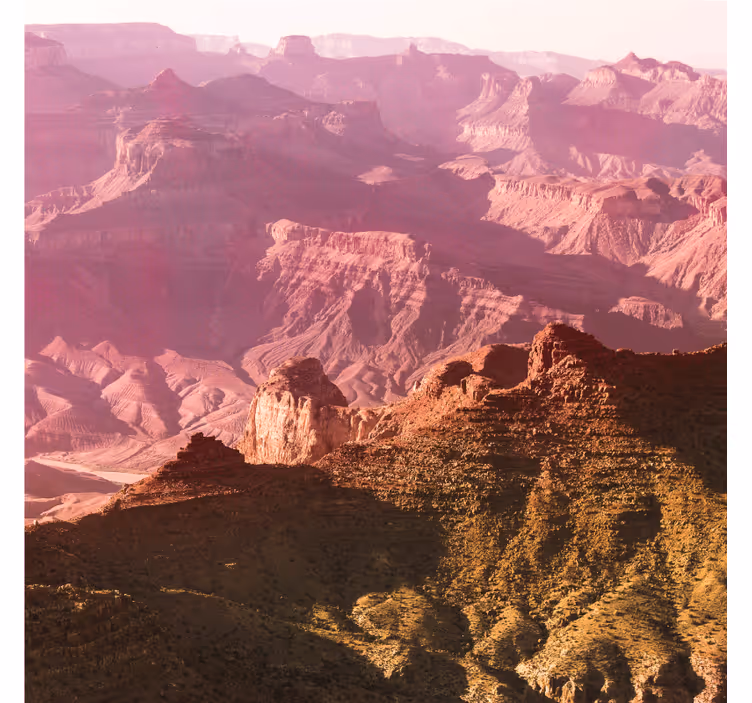 Tenda a rullo per ufficio colori estetici del grand canyon - TenStickers