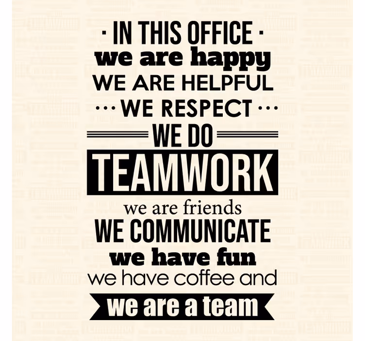 Tenda a rullo per ufficio citazioni motivazionali - TenStickers