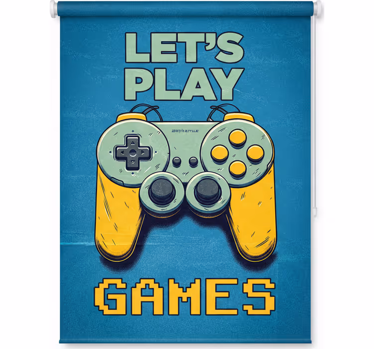 Tenda a rullo camera ragazzi giochiamo insieme - TenStickers