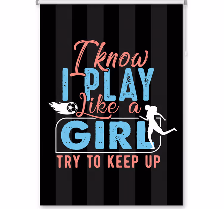 Tenda a rullo camera ragazzi gioco da ragazza - TenStickers