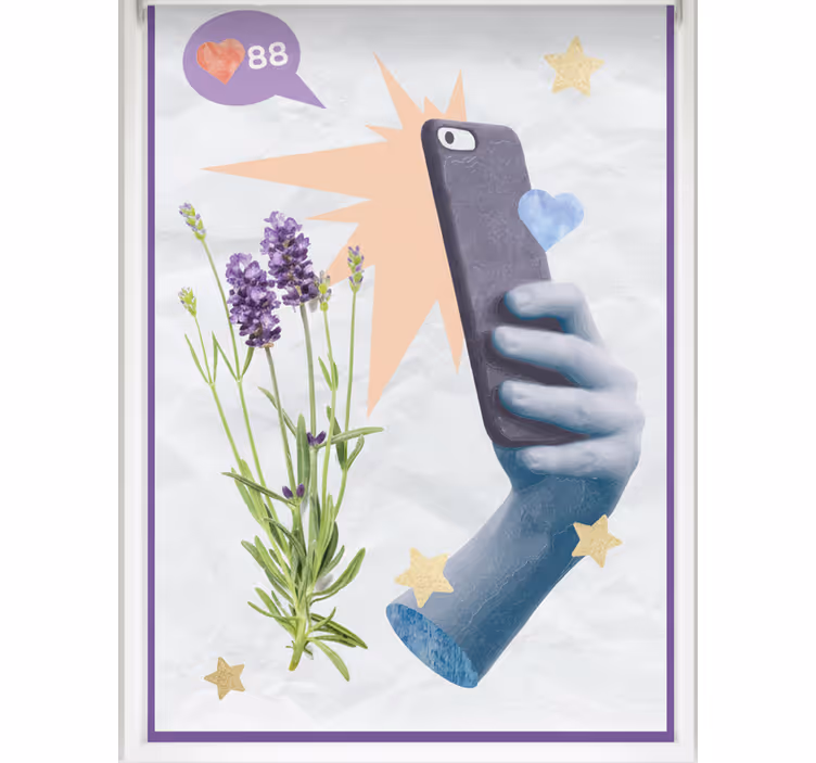 Tenda a rullo camera ragazzi vita digitale - TenStickers
