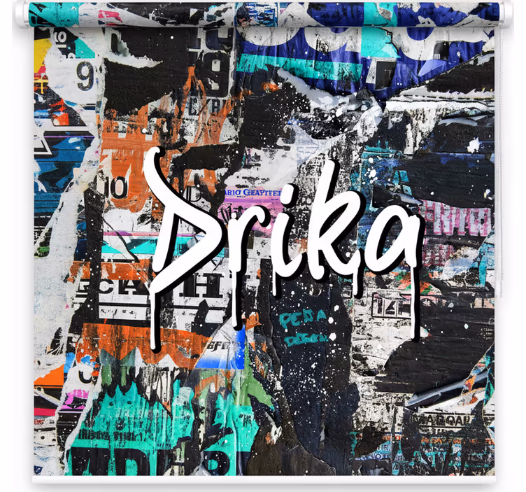 Tenda a rullo camera ragazzi graffiti tag - TenStickers