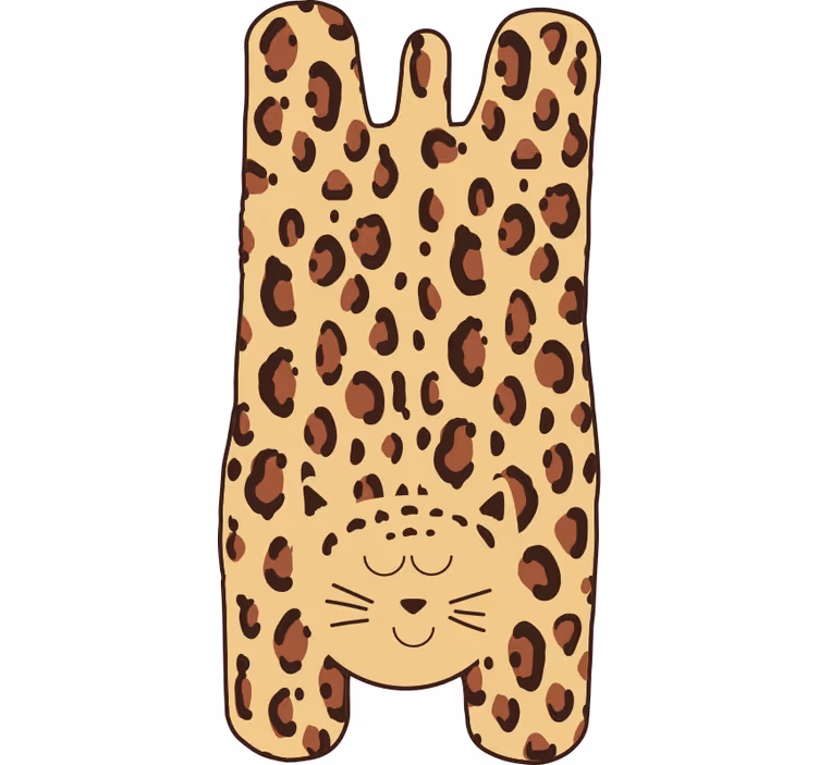 Tenda a rullo divertente ghepardo per bambini - TenStickers
