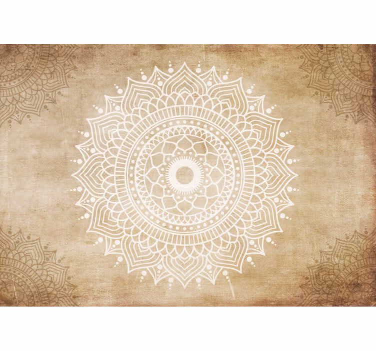 Tenda a rullo zen effetto carta antica - TenStickers