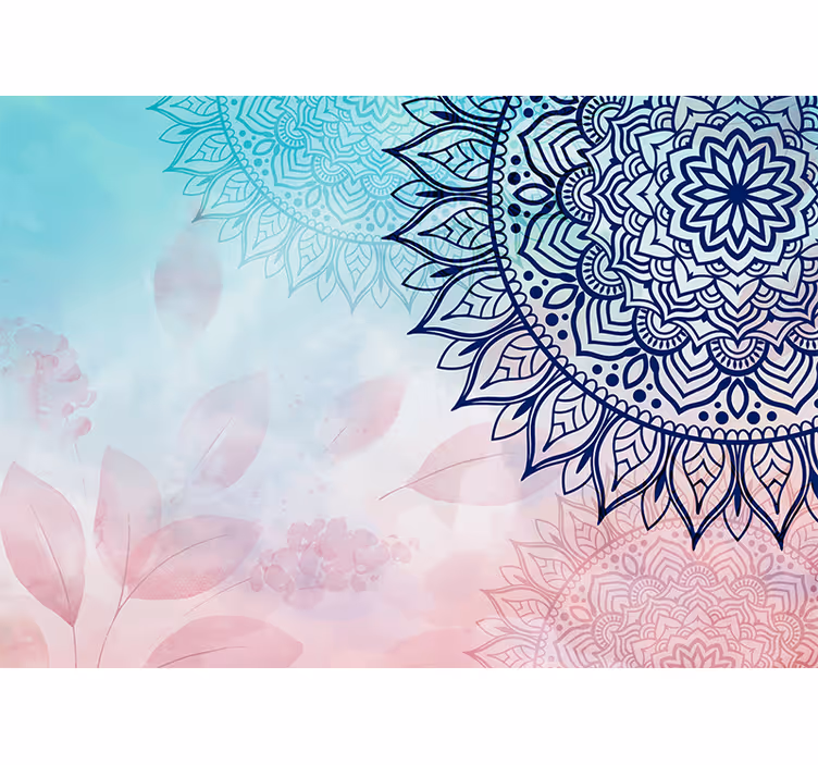 Tenda a rullo zen mandala bohemien - TenStickers