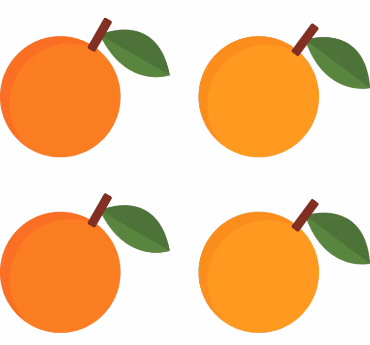 Tenda a rullo arancione pacchetto adesivi eleganti - TenStickers