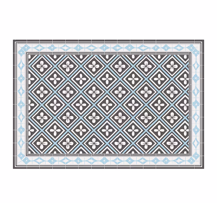 Tenda a rullo esterni design a piastrelle geometriche - TenStickers