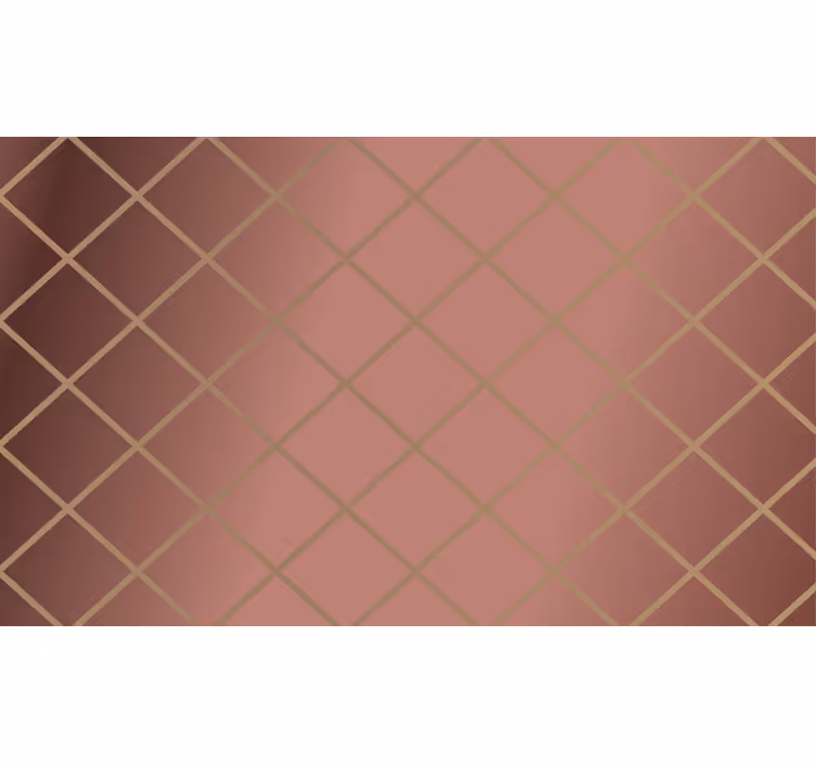 Tenda a rullo esterni rosa con diamanti dorati - TenStickers