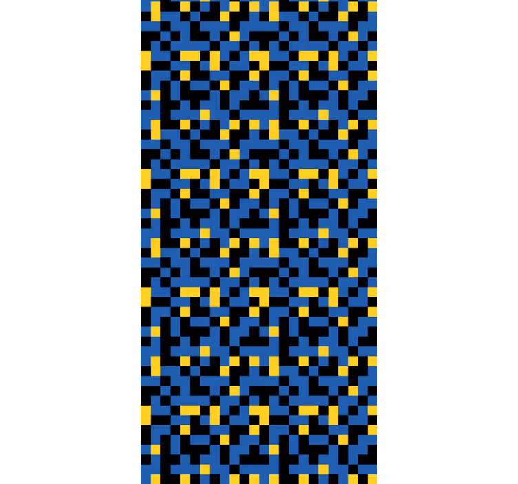Tenda a rullo camera ragazzi pattern videogiochi anni 80 - TenStickers