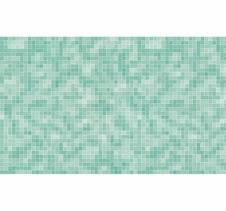 Tenda a rullo bagno piastrella ceramica quadrata - TenStickers