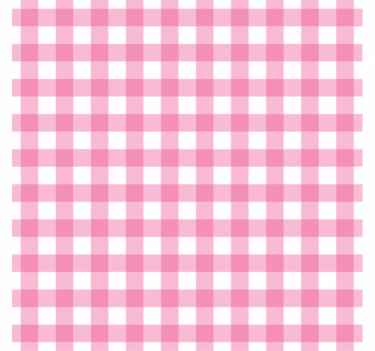 Tenda a rullo bagno quadrati rosa e bianchi - TenStickers