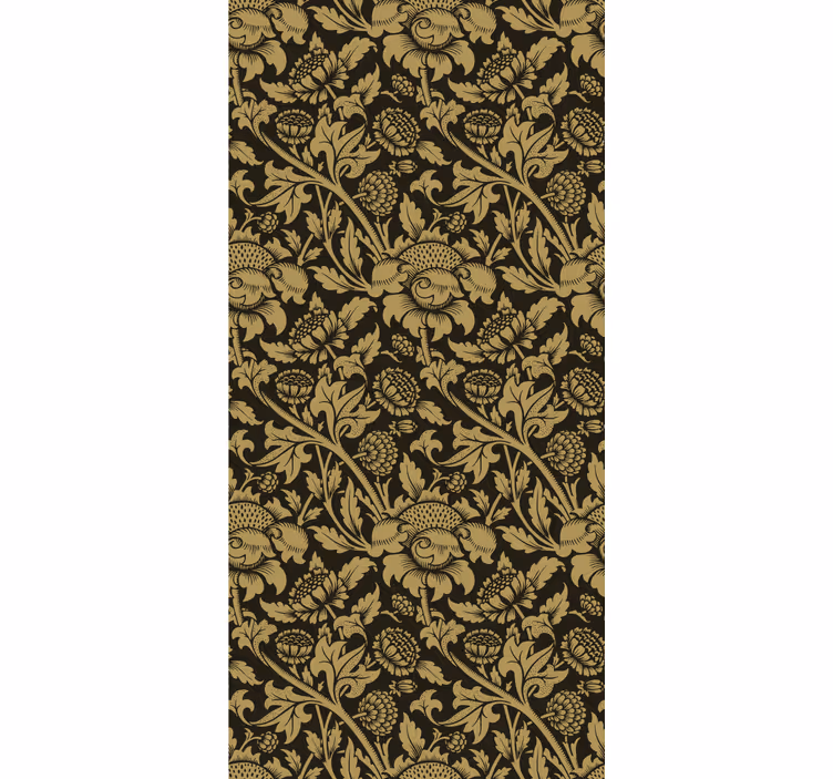 Tenda a rullo classica motivo floreale francese vintage - TenStickers