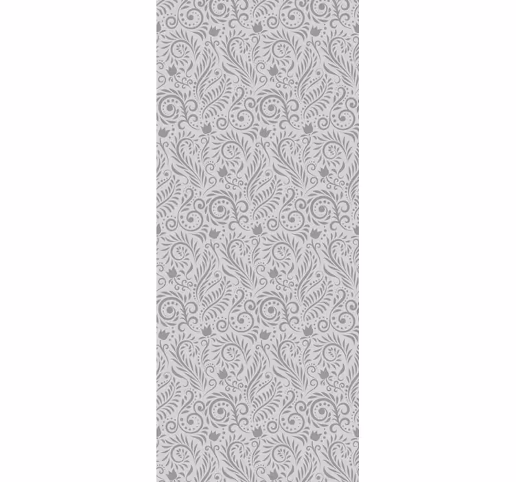 Tenda a rullo classica con sfondo fiori ornamentali vintage - TenStickers