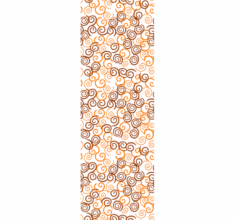 Tenda a rullo classica due colori psichedelici - TenStickers