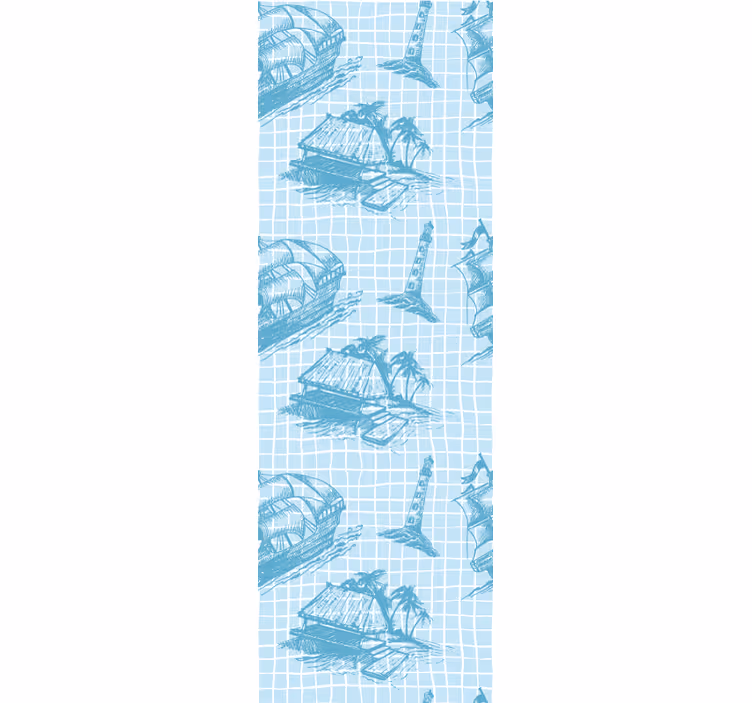 Tenda a rullo classica design toile westwind - TenStickers
