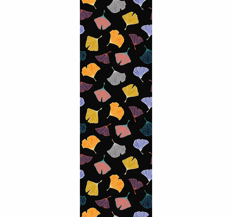 Tenda a rullo corridoio foglia di ginkgo - TenStickers