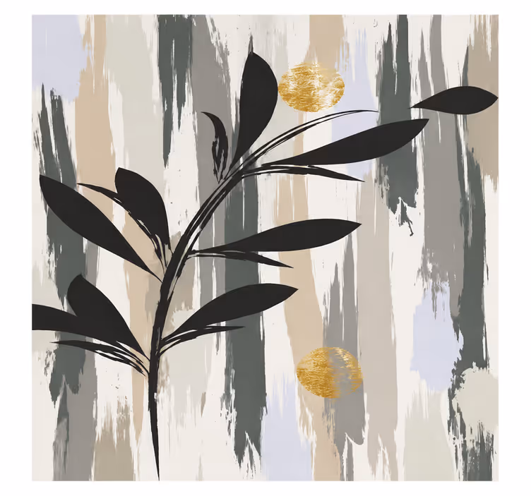 Tenda a rullo bagno albero d'olivo moderno - TenStickers