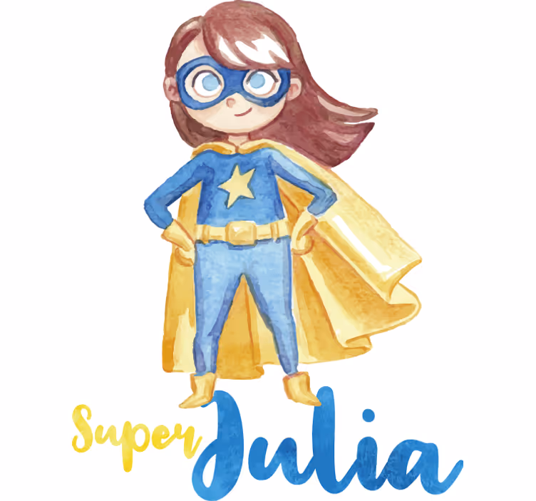 Tenda a rullo supereroi personalizzata ragazza - TenStickers